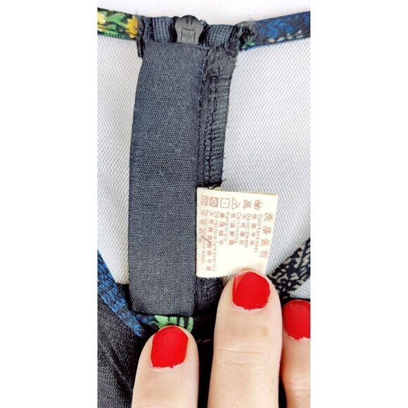 Girls Daisy Dress Sleeveless Black Full Skirt Floral Princes Kidcore Easter - Picture 9 of 10